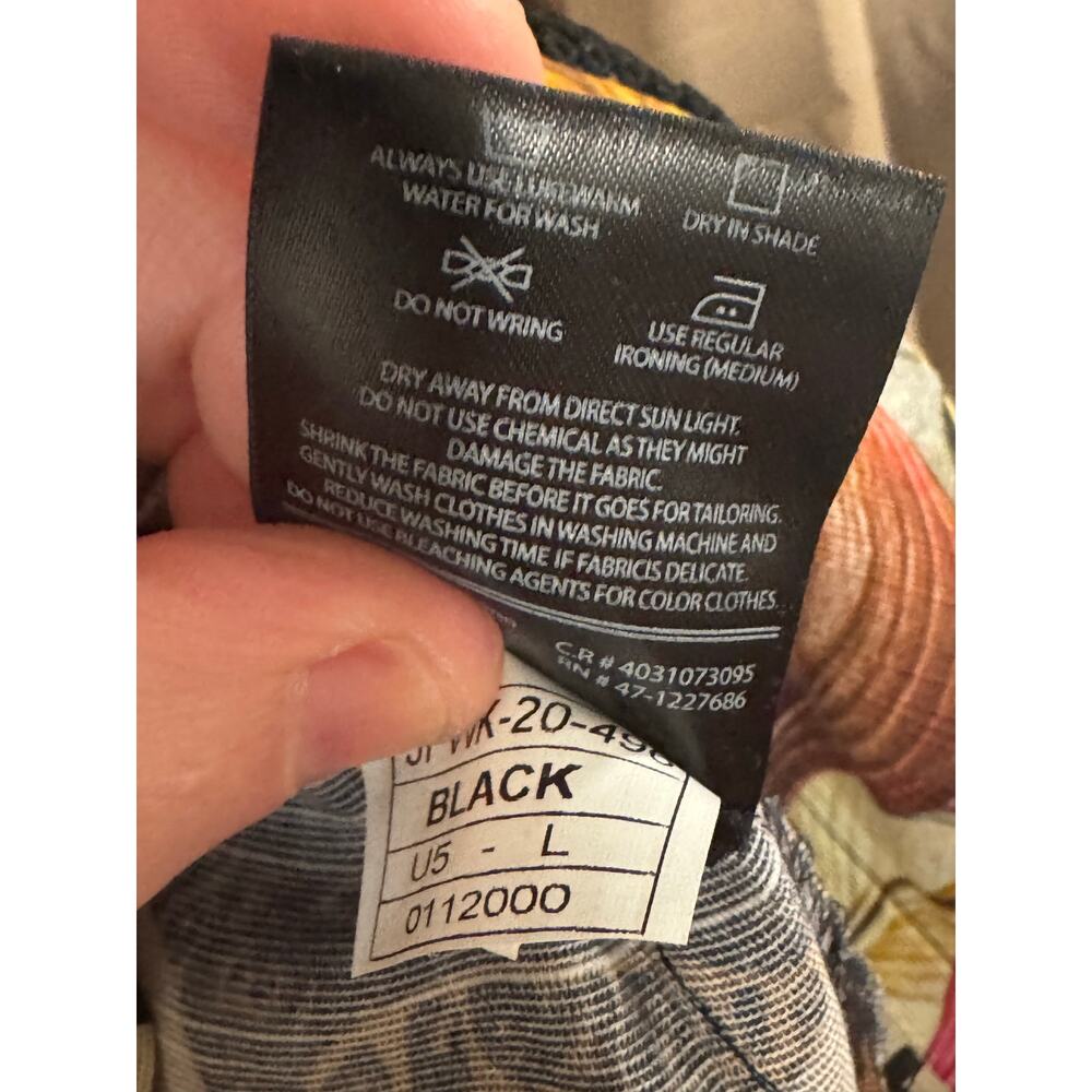 J. Pret by Junaid Jamshed Black Printed Kurta Lawn Tunic Size L Ethnic Pakistan - Picture 7 of 11